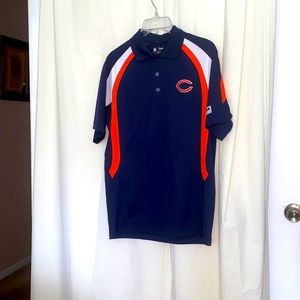 Chicago Bears NFL team apparel polo style shirt, size S